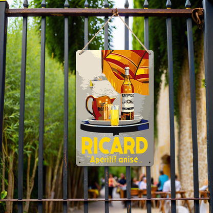 Ricard - Metal Tin Sign Paint