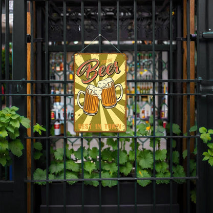 Best Beer - Metal Tin Sign Paint