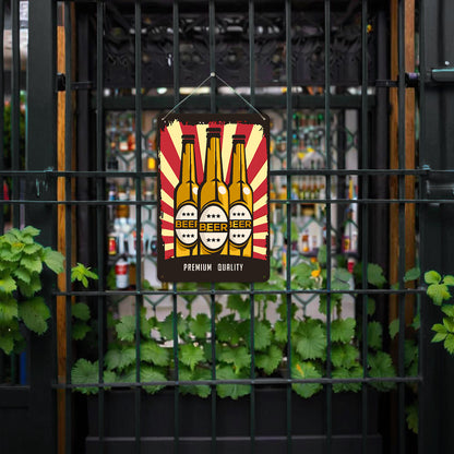 Premium Beer - Metal Tin Sign Paint