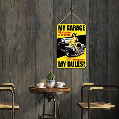 My Garage - Metal Tin Sign Paint