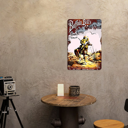 Brave Knight - Metal Tin Sign Paint