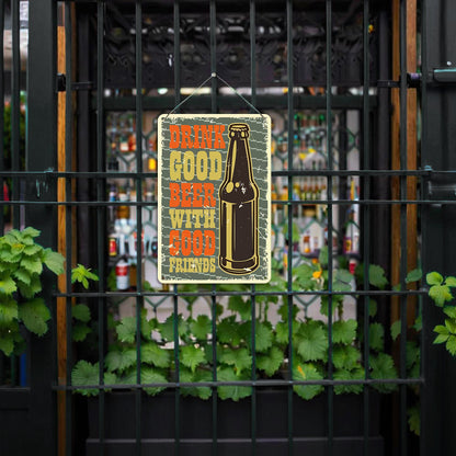 Good Beer - Metal Tin Sign Paint