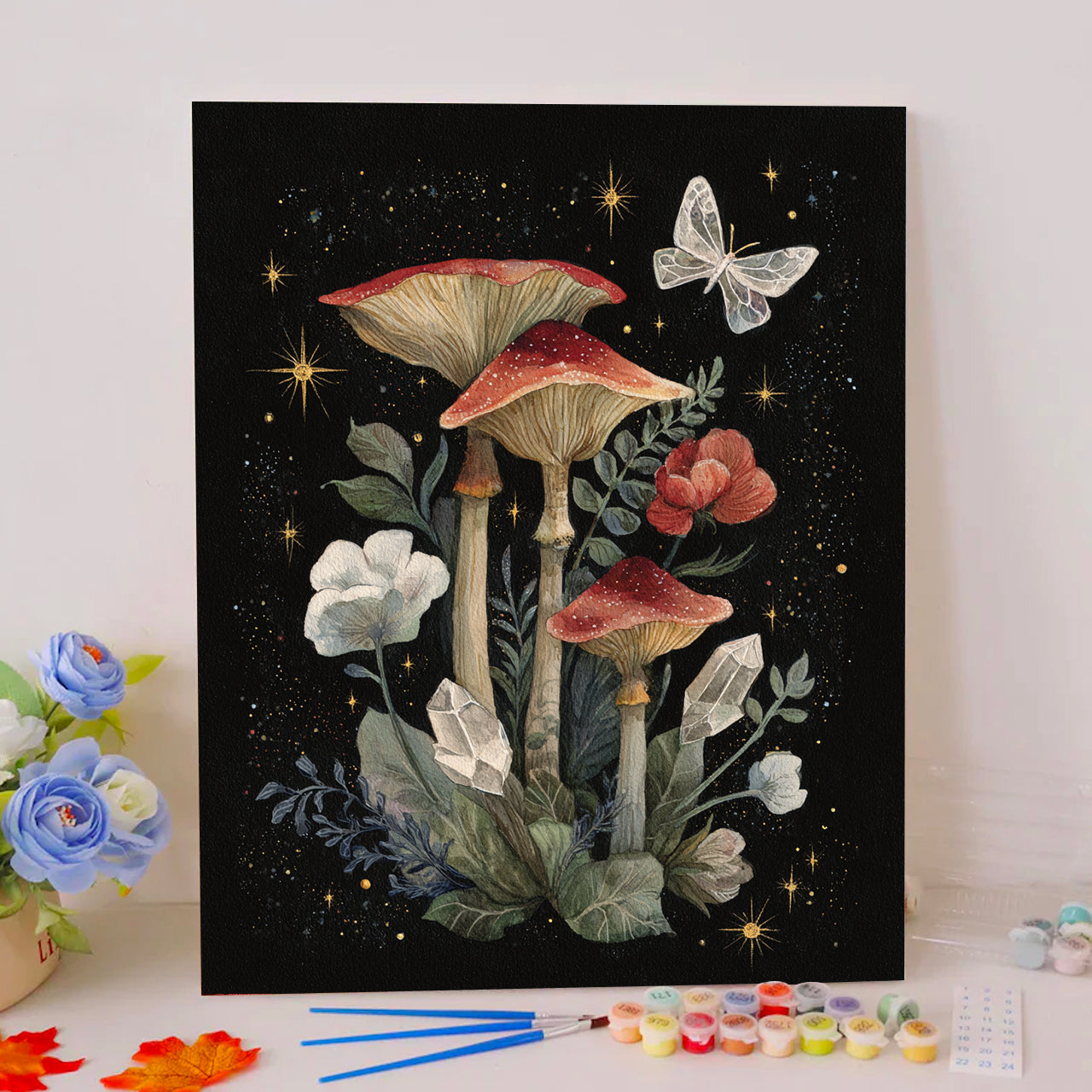 Celestial Fungi and Crystals - Paint by Numbers Kits