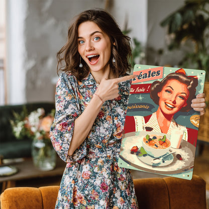 A Day of Vitality - Metal Tin Sign Paint