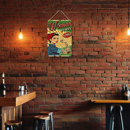 Stronger - Metal Tin Sign Paint