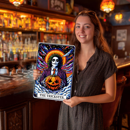 Decoration Egg Ghost - Metal Tin Sign Paint