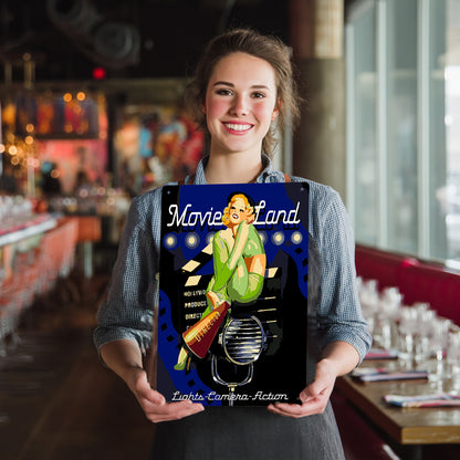 Singer - Metal Tin Sign Paint