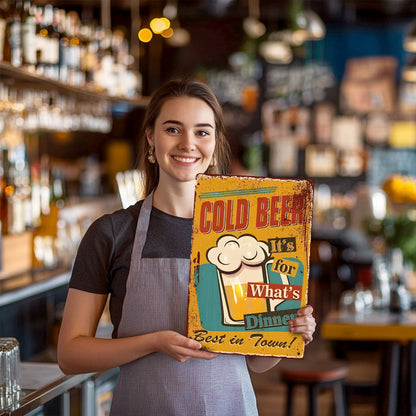 First Choice for Dinner - Metal Tin Sign Paint