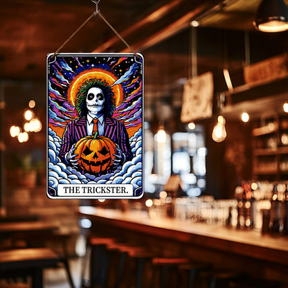 Decoration Egg Ghost - Metal Tin Sign Paint