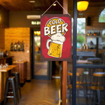 Cool Beer - Metal Tin Sign Paint