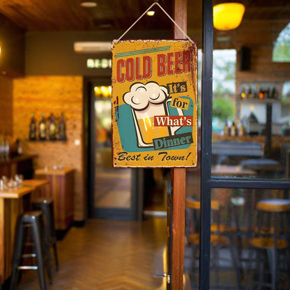 First Choice for Dinner - Metal Tin Sign Paint