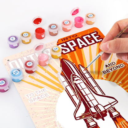 Outer Space - Metal Tin Sign Paint