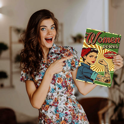 Stronger - Metal Tin Sign Paint