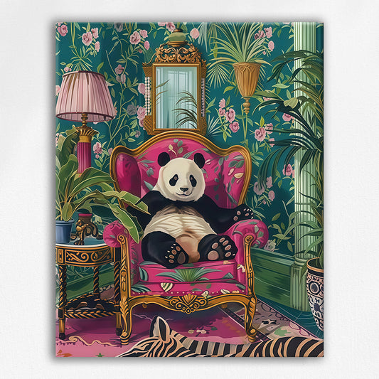 Velvet Repose in the Gilded Parlor