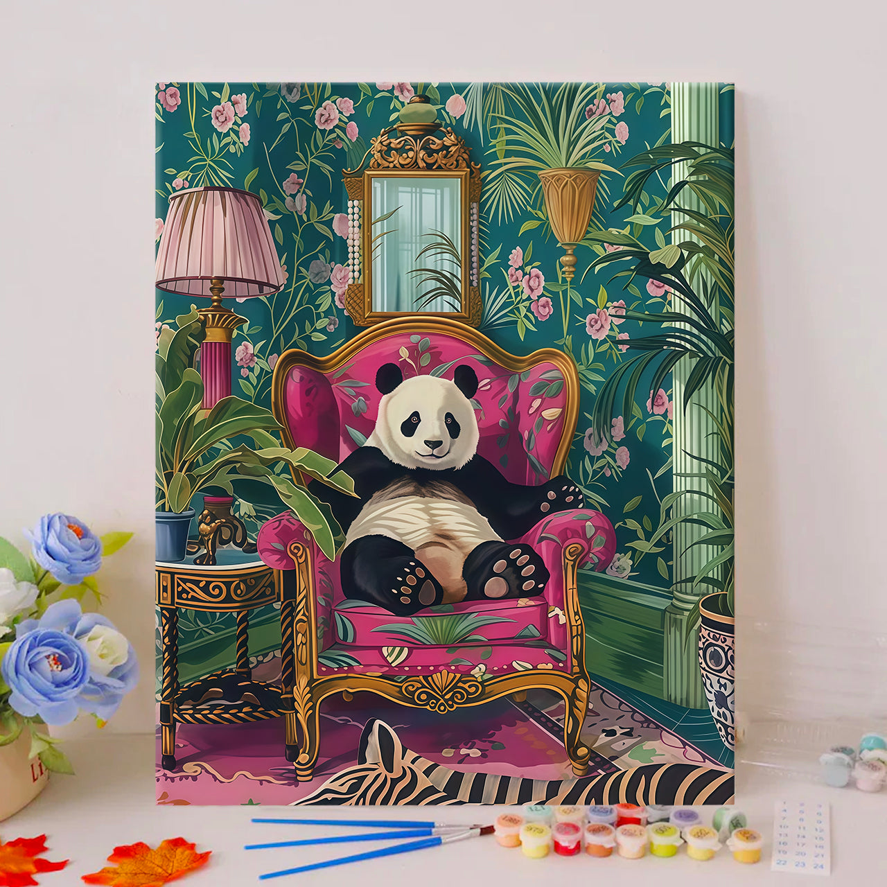 Velvet Repose in the Gilded Parlor