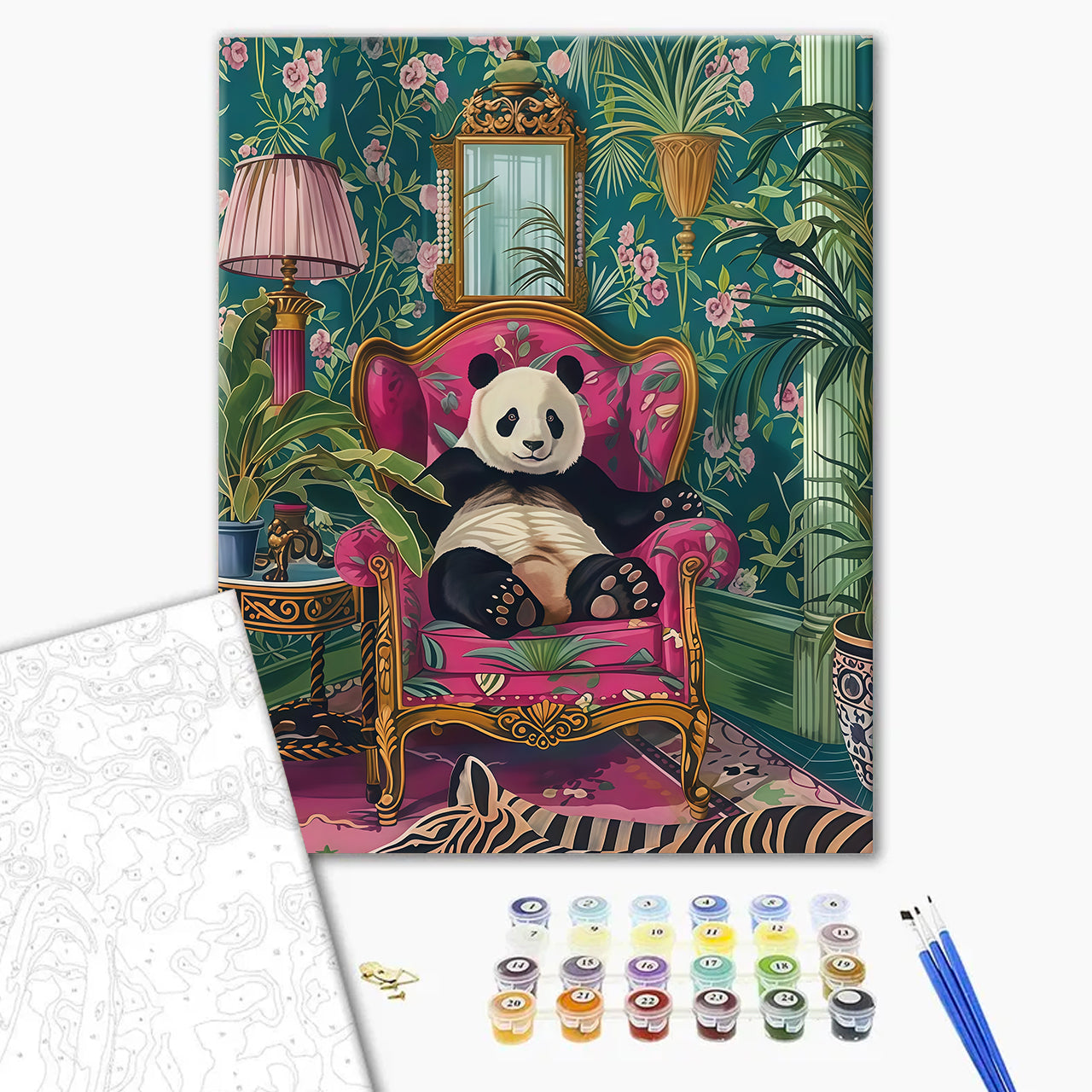 Velvet Repose in the Gilded Parlor