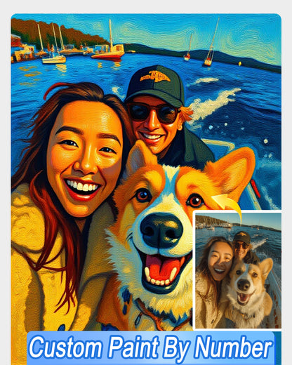 AI Acrylic Style Art From Your Photo - Custom Paint by Numbers