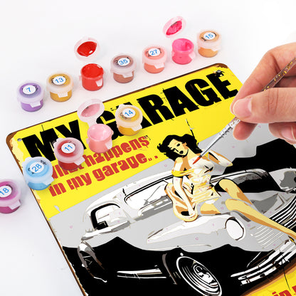 My Garage - Metal Tin Sign Paint