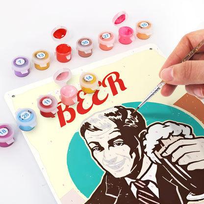 Fresh Beer - Metal Tin Sign Paint