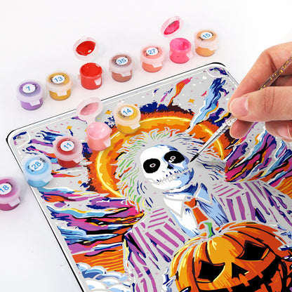 Decoration Egg Ghost - Metal Tin Sign Paint