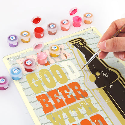 Good Beer - Metal Tin Sign Paint