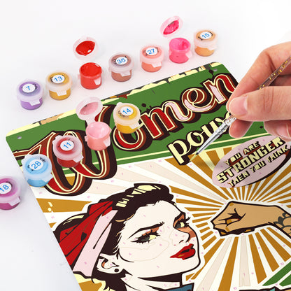 Stronger - Metal Tin Sign Paint