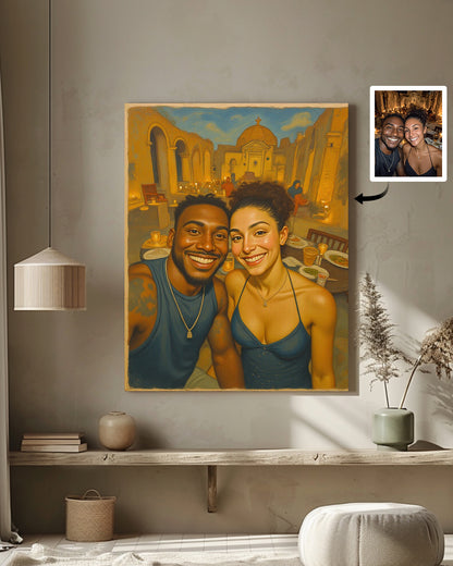 AI Fresco and Mural Style Art From Your Photo - Custom Paint by Numbers