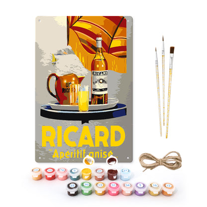 Ricard - Metal Tin Sign Paint