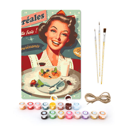 A Day of Vitality - Metal Tin Sign Paint