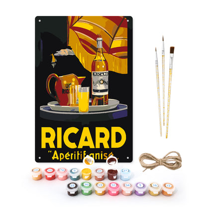 Beer and Beverages - Metal Tin Sign Paint