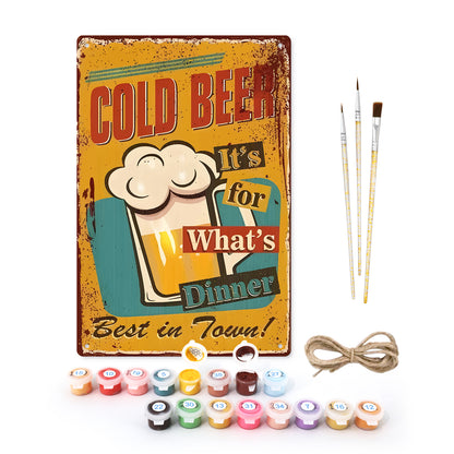 First Choice for Dinner - Metal Tin Sign Paint