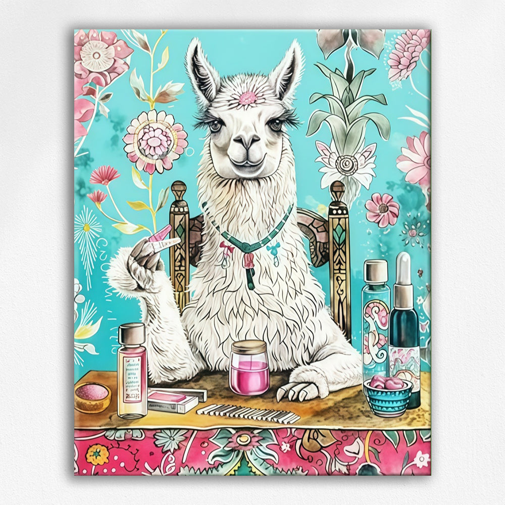 Llama Glam Time