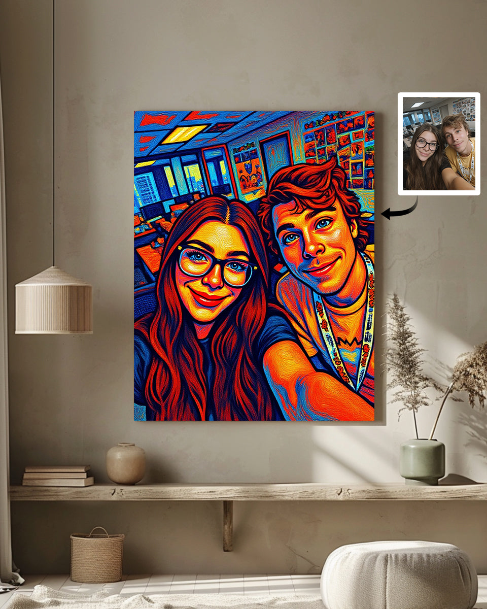 AI Abstract Art Style Art From Your Photo - Custom Paint by Numbers