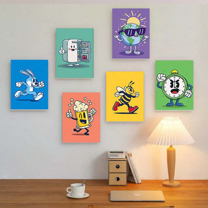 6 Mini PBN -Tiny Episodes of Joy