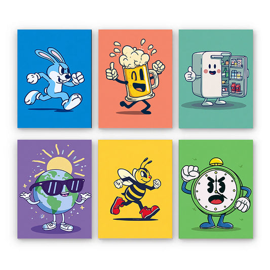 6 Mini PBN -Tiny Episodes of Joy