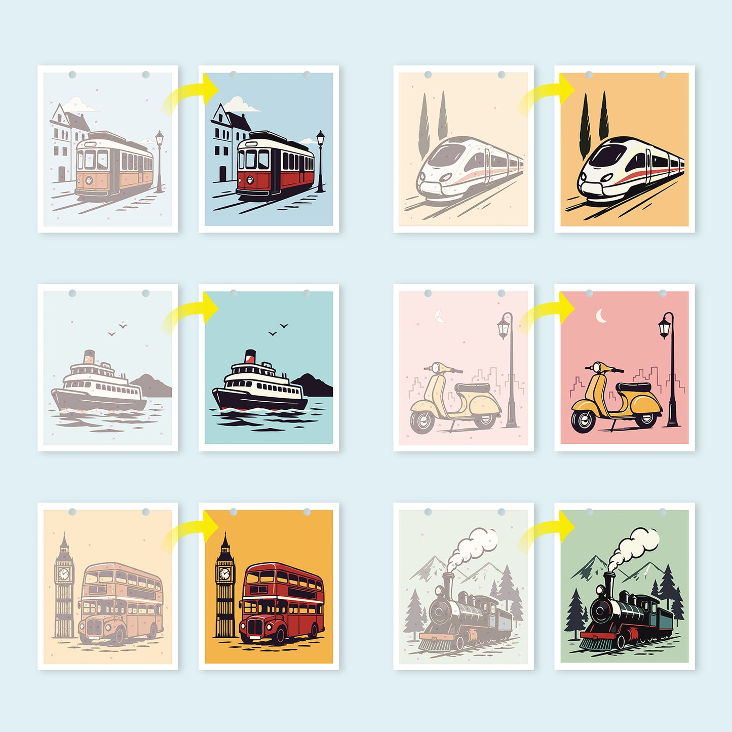 2027Retro Series - Calendar