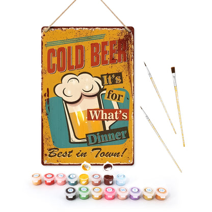 First Choice for Dinner - Metal Tin Sign Paint