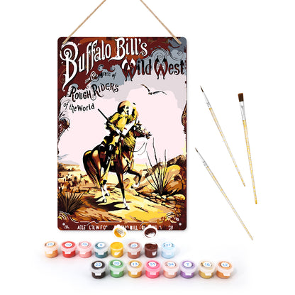 Brave Knight - Metal Tin Sign Paint