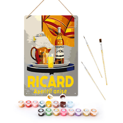 Ricard - Metal Tin Sign Paint