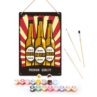 Premium Beer - Metal Tin Sign Paint