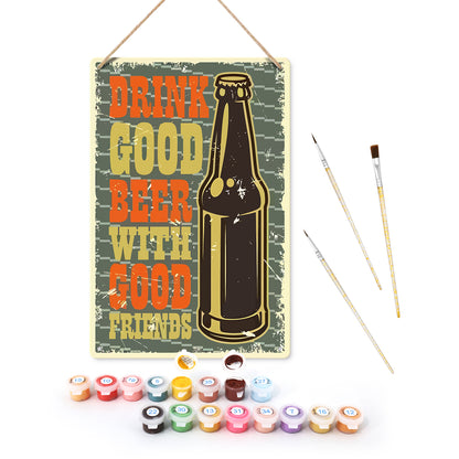 Good Beer - Metal Tin Sign Paint