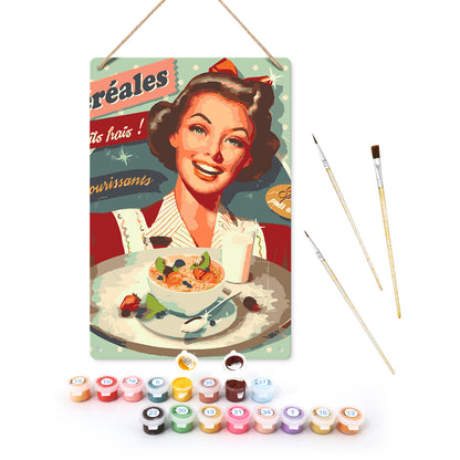 A Day of Vitality - Metal Tin Sign Paint