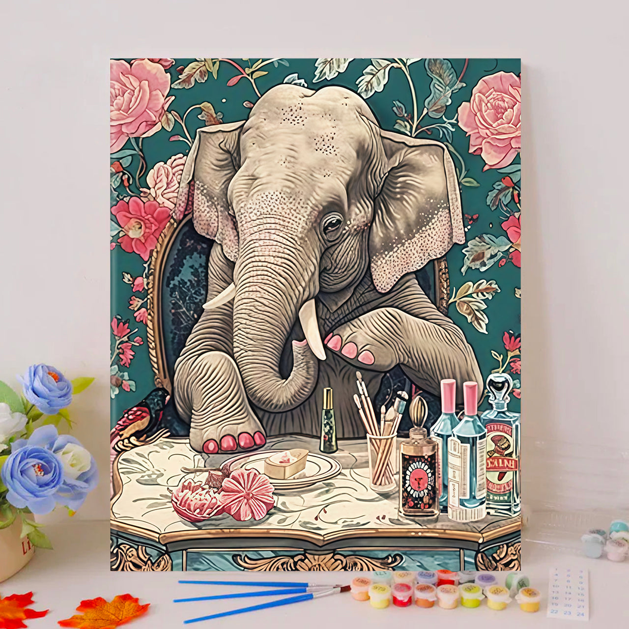 Elephant trunk and dressing table