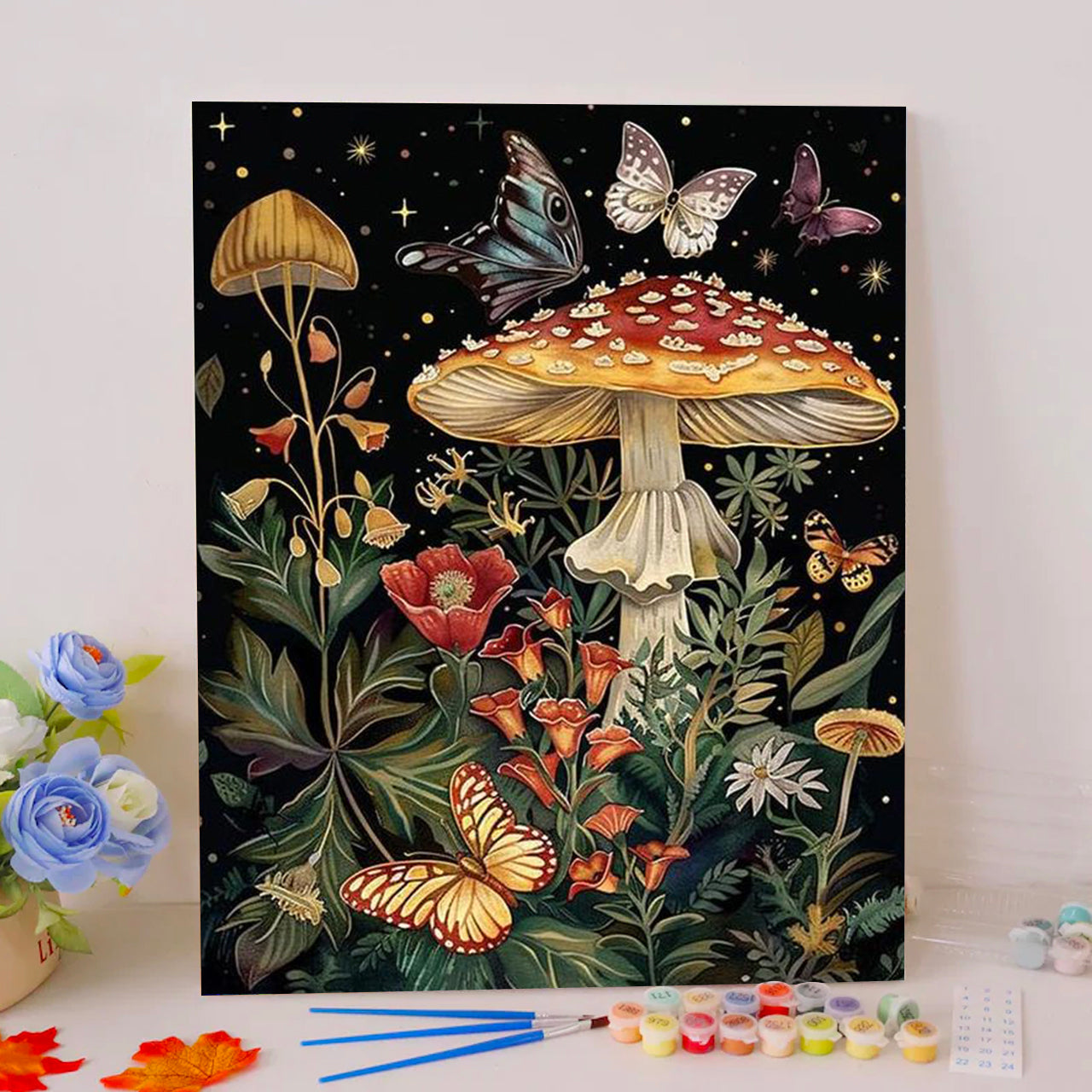 Whimsical Garden of Butterflies - Paint by Numbers Kits