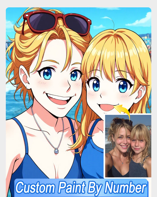AI Kemonomimi & Furry Anime Style Art From Your Photo - Custom Paint by Numbers