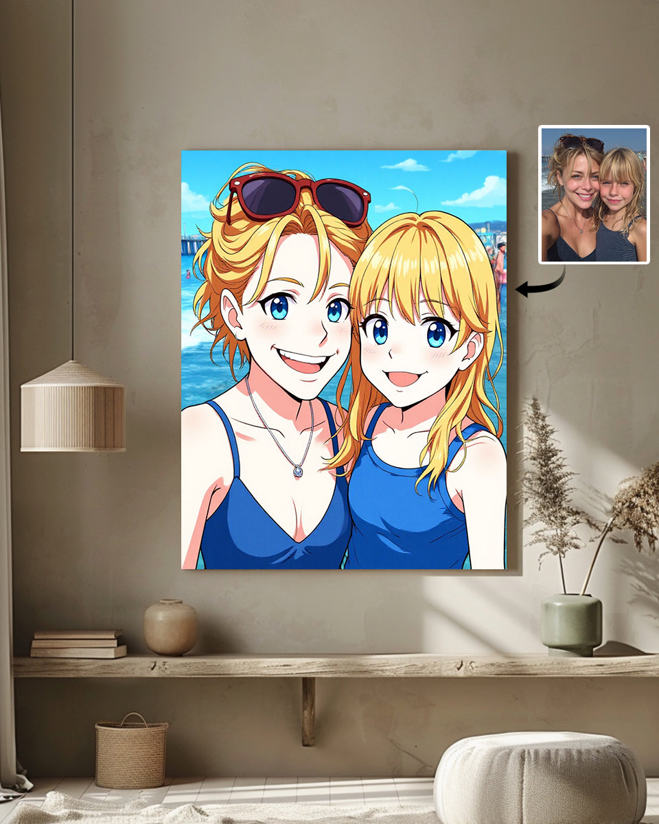 AI Kemonomimi & Furry Anime Style Art From Your Photo - Custom Paint by Numbers