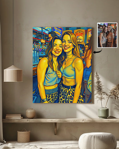 AI Van Gogh Style Art From Your Photo - Custom Paint by Numbers