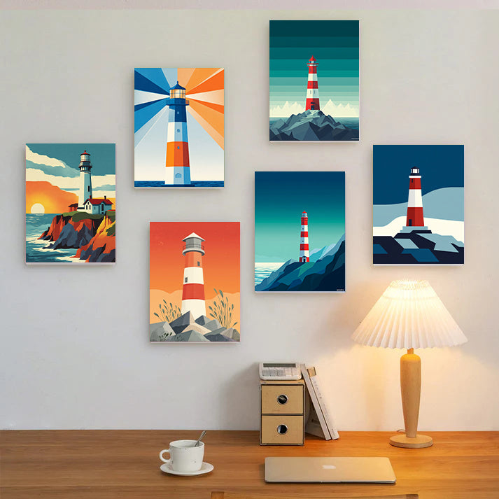 6 Mini PBN -Lighthouse Watchman