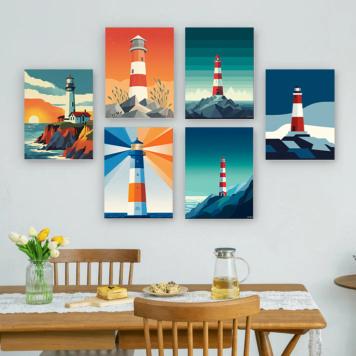 6 Mini PBN -Lighthouse Watchman