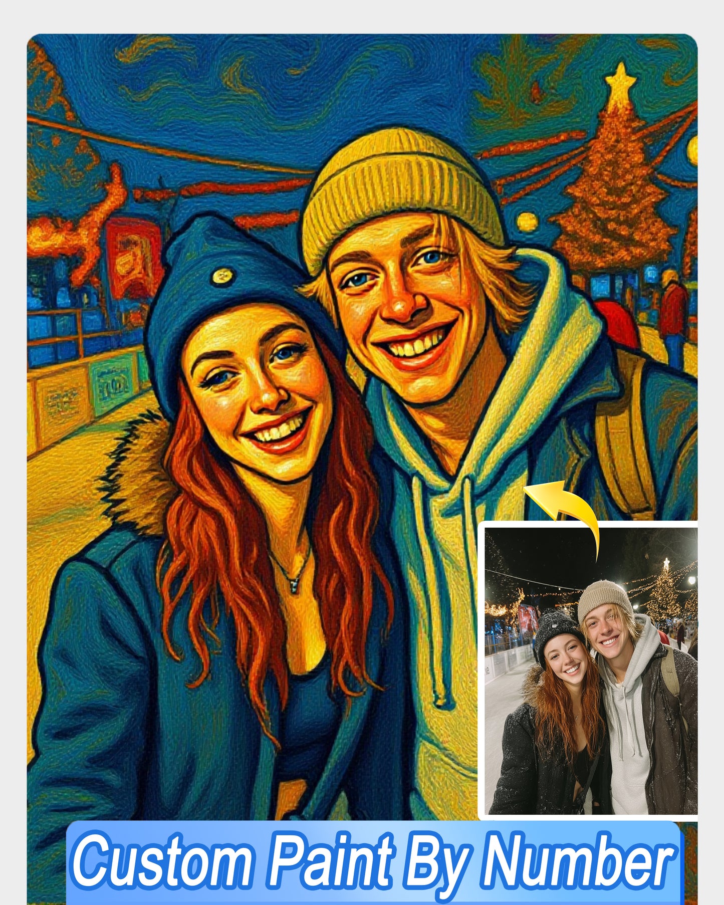 AI Picasso Style Art From Your Photo - Custom Paint by Numbers